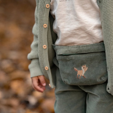Little Dutch Baby Vestje Gebreid Forest Green koop je bij Babywinkel