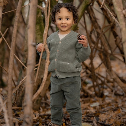Little Dutch Baby Vestje Gebreid Forest Green koop je bij Babywinkel