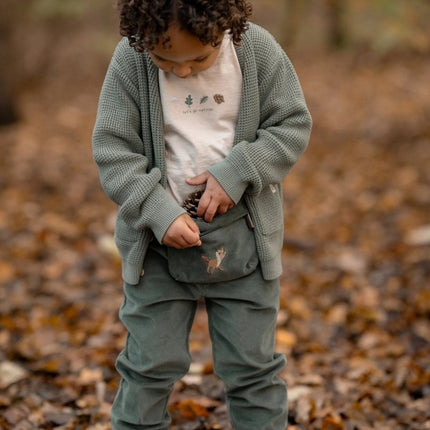 Little Dutch Baby Vestje Gebreid Forest Green koop je bij Babywinkel