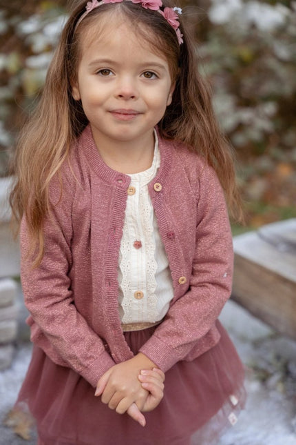 Little Dutch Baby Vestje Gebreid Rouge koop je bij Babywinkel