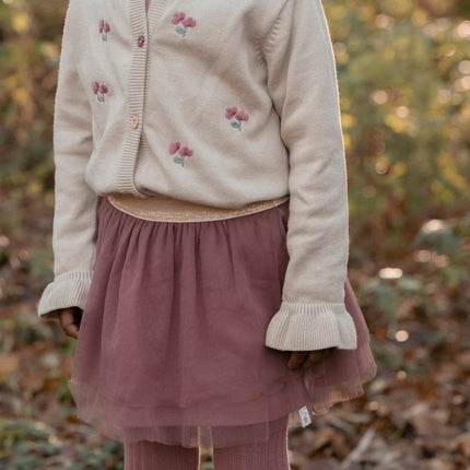 Little Dutch Baby Vestje Ruffles Gebreid Sand koop je bij Babywinkel