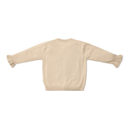 Little Dutch Baby Vestje Ruffles Gebreid Sand koop je bij Babywinkel