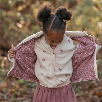 Little Dutch Baby Vestje Ruffles Gebreid Sand koop je bij Babywinkel