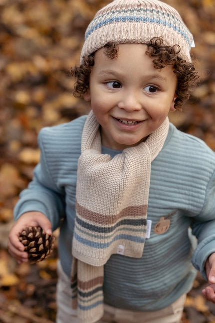 Little Dutch Babymutsje Gebreid Taupe koop je bij Babywinkel