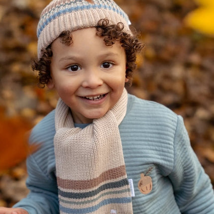 Little Dutch Babymutsje Gebreid Taupe koop je bij Babywinkel