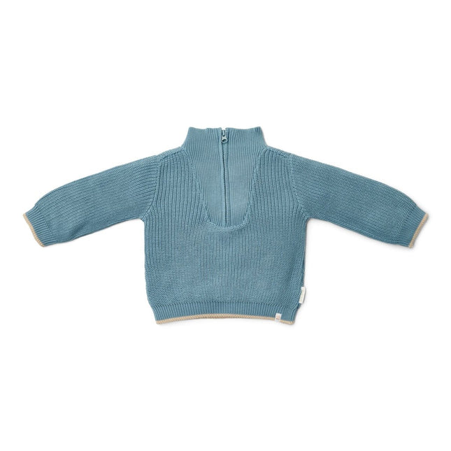 Little Dutch Baby Trui Gebreid Stone Blue koop je bij Babywinkel