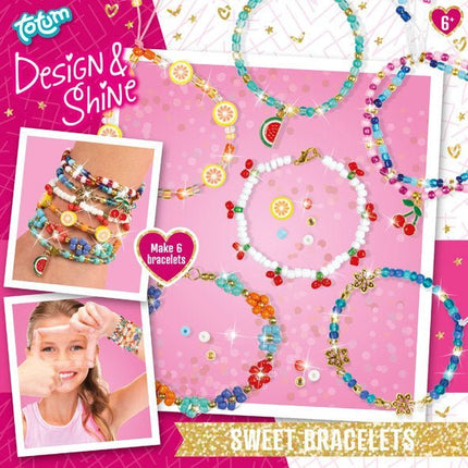 Gekleurde Knutselset Fruit/ Bloemen Armbanden Maken koop je bij Babywinkel