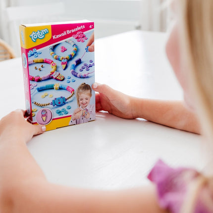 Gekleurde Knutselset Kawaii Armbanden Maken 4st koop je bij Babywinkel