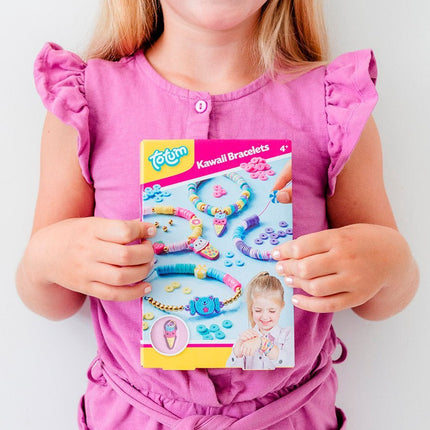 Gekleurde Knutselset Kawaii Armbanden Maken 4st koop je bij Babywinkel