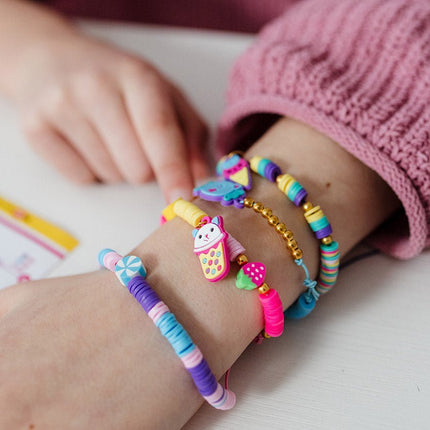 Gekleurde Knutselset Kawaii Armbanden Maken 4st koop je bij Babywinkel