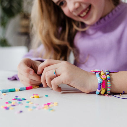 Gekleurde Knutselset Kawaii Armbanden Maken 4st koop je bij Babywinkel