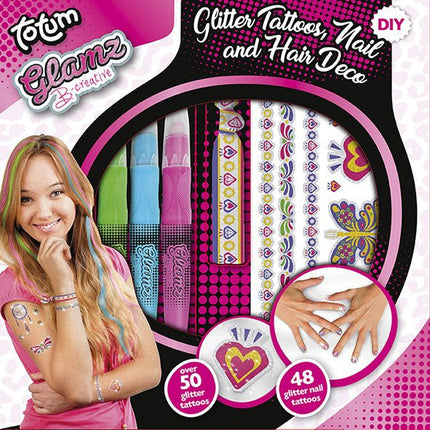Totum Knutselpakket Glamz Nagel/ Tatoeagesset koop je bij Babywinkel