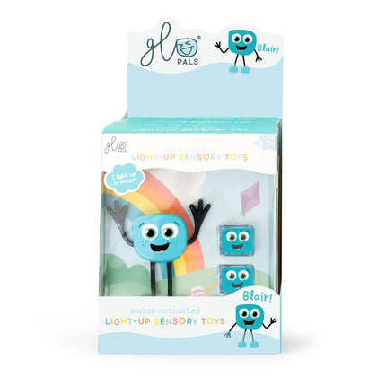 Glopals Badspeelgoed Sensorisch Light - Up Poppetje en Cubes Blair koop je bij Babywinkel