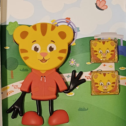 Glopals Badspeelgoed Sensorisch Light - Up Poppetje en Cubes Daniel Tiger koop je bij Babywinkel
