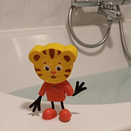Glopals Badspeelgoed Sensorisch Light - Up Poppetje en Cubes Daniel Tiger koop je bij Babywinkel