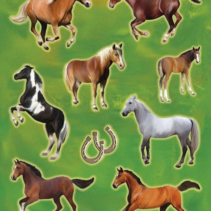 Groene Paarden Stickers koop je bij Babywinkel