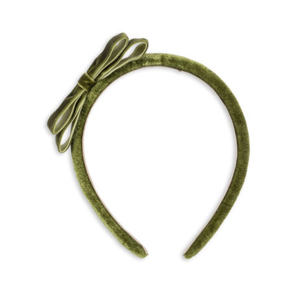 Haarband Velvet Green koop je bij Babywinkel