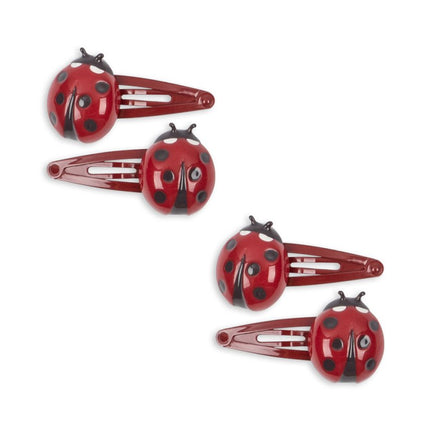 Haarspeldjes Lieveheersbeestje 4st Ladybug koop je bij Babywinkel