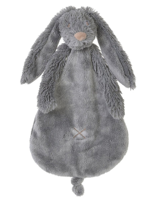 Happy Horse Knuffeldoekje Konijn Richie Deep Grey 25cm koop je bij Babywinkel