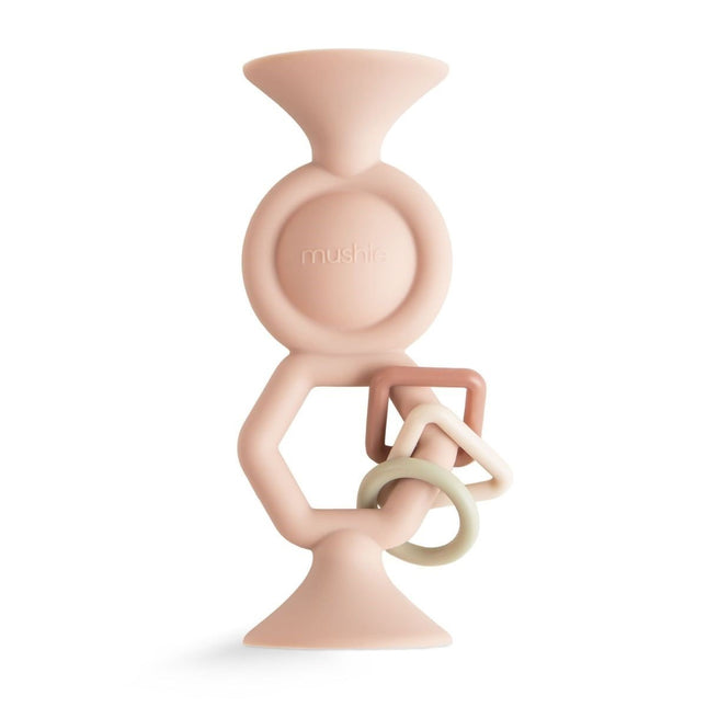 Mushie Zuignap Speeltje Pastel Roze 14,5Cm koop je bij Babywinkel