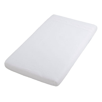 Baby's Only Hoeslaken Wieg Calm Wit Broderie 40X80 Cm koop je bij Babywinkel