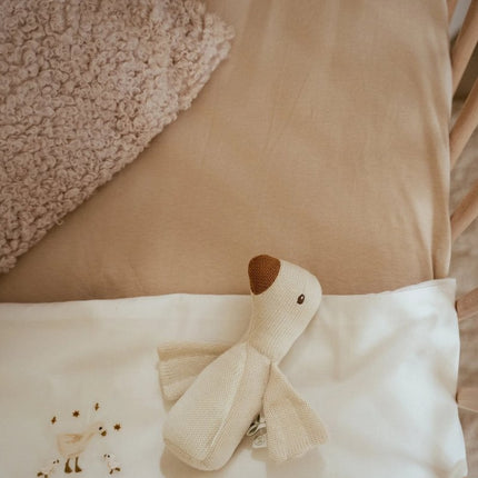 Little Dutch Hoeslaken Ledikant Pure Soft Beige koop je bij Babywinkel