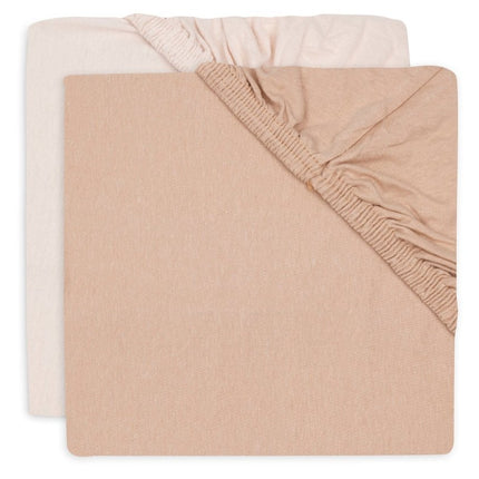 Hoeslaken Set 2 - Pack – Zachte Jersey Blush 40/50x80/90cm koop je bij Babywinkel