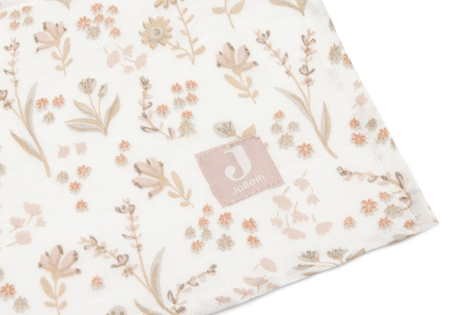 Jollein Hydrofiele Doek 115X115Cm - Bloomy - 2 Stuks koop je bij Babywinkel