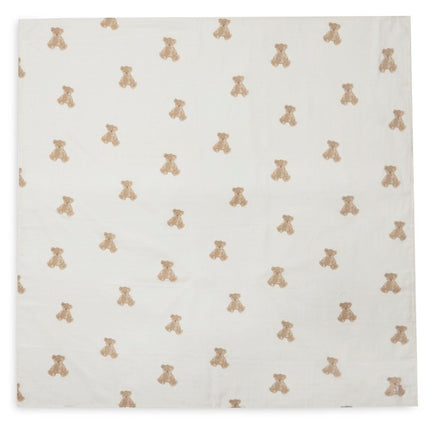Jollein Hydrofiele Doek Teddy Bear 115X115Cm 2 Stuks koop je bij Babywinkel