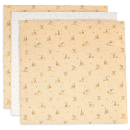 Hydrofiele Doek Small 70x70cm - Kangaroots - 3 Stuks koop je bij Babywinkel