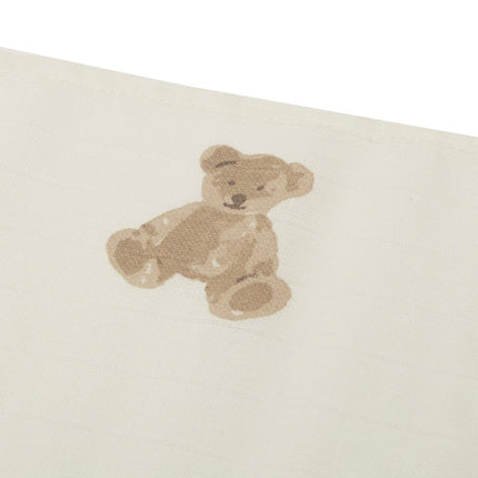 Jollein Hydrofiele Doek Teddy Bear 70X70Cm 3 Stuks koop je bij Babywinkel