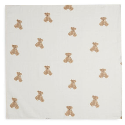 Jollein Hydrofiele Doek Teddy Bear 70X70Cm 3 Stuks koop je bij Babywinkel