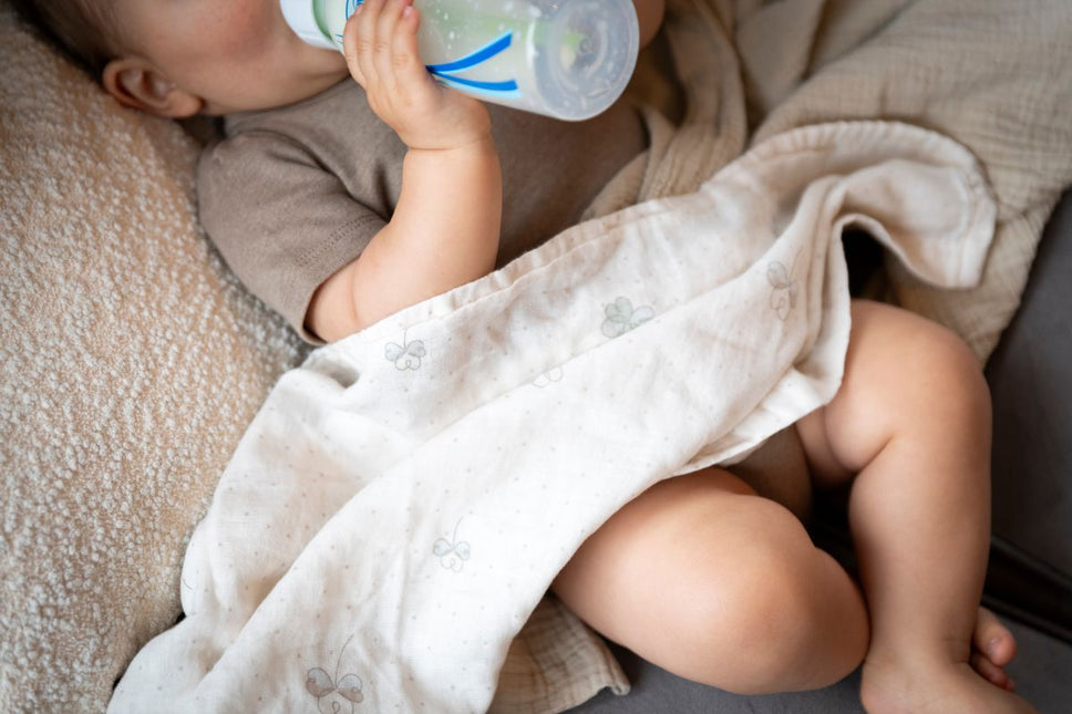 Baby's Only Hydrofiele Doek Tender Linen/Clover 65X65Cm 2 - Pack koop je bij Babywinkel