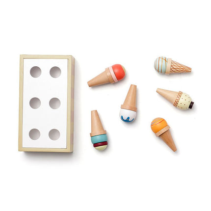 Ijskraam houten ijshoorns koop je bij Babywinkel