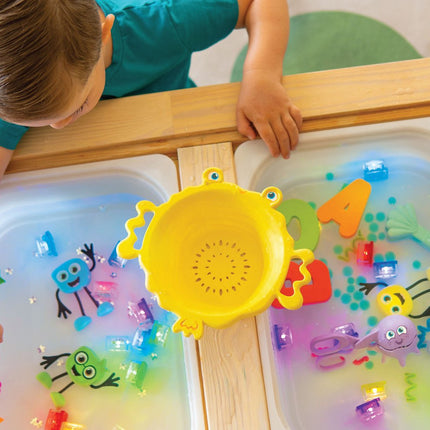 Glopals Badspeelgoed Sensorisch Light - Up Poppetje en Cubes Lumi koop je bij Babywinkel