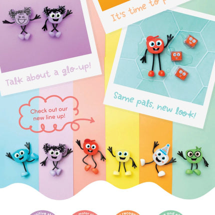 Glopals Badspeelgoed Sensorisch Light - Up Poppetje en Cubes Lumi koop je bij Babywinkel