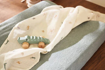 Jollein Aankleedkussenhoes Badstof 50X70Cm Sea Green 2St koop je bij Babywinkel