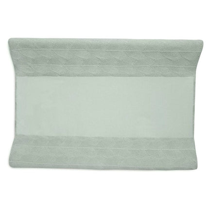 Jollein Aankleedkussenhoes Shell Knit Sea Foam koop je bij Babywinkel