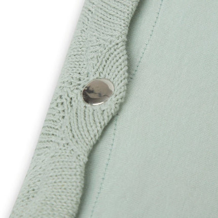 Jollein Aankleedkussenhoes Shell Knit Sea Foam koop je bij Babywinkel