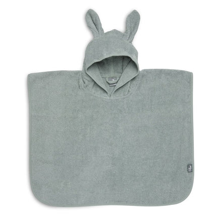 Jollein Badponcho Met Oren Ash Green koop je bij Babywinkel