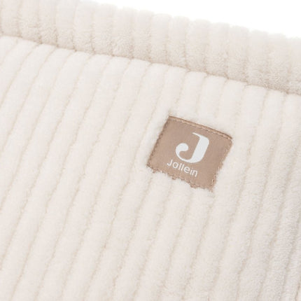 Jollein Boxbumper Cloudy Rib/ Oatmeal 180X30Cm koop je bij Babywinkel