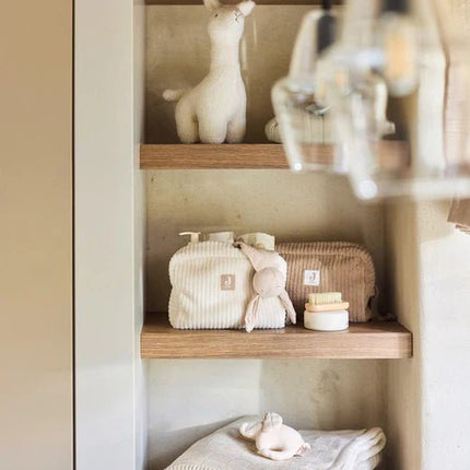 Jollein Etui Coudy Rib/ Milky Coffee koop je bij Babywinkel