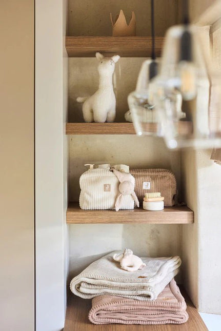 Jollein Etui Coudy Rib/ Milky Coffee koop je bij Babywinkel