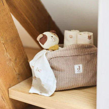 Jollein Etui Coudy Rib/ Milky Coffee koop je bij Babywinkel