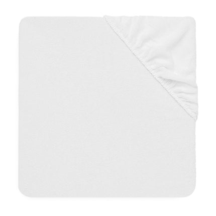 Jollein Hoeslaken Badstof Wit 60x120cm koop je bij Babywinkel
