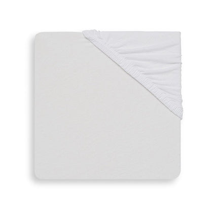 Jollein Hoeslaken Jersey Wit 40x90cm koop je bij Babywinkel