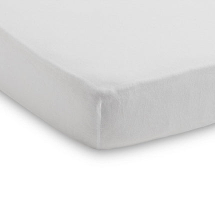 Jollein Hoeslaken Jersey Wit 60x120cm 2st koop je bij Babywinkel