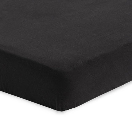 Jollein Hoeslaken Jersey Zwart 60x120cm koop je bij Babywinkel