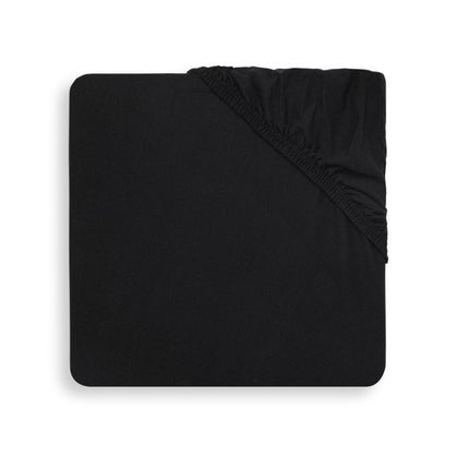 Jollein Hoeslaken Jersey Zwart 60x120cm koop je bij Babywinkel