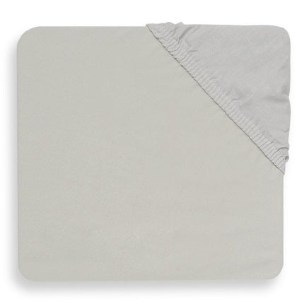 Jollein Hoeslaken Katoen Soft Grey 60x120cm koop je bij Babywinkel